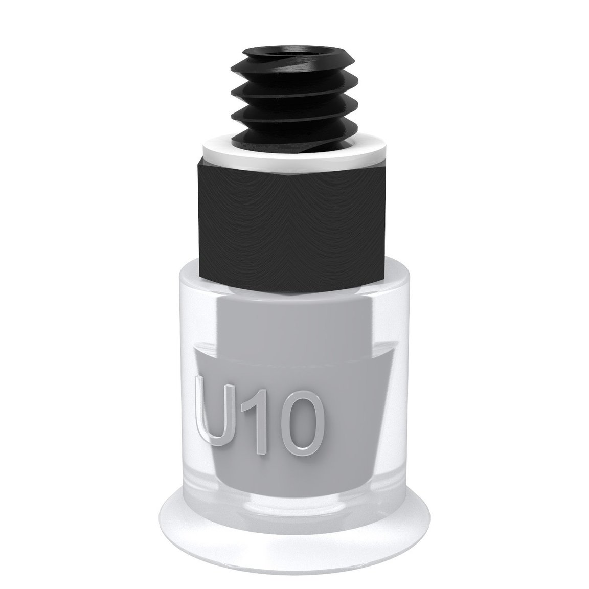 Suction cup U10 Silicone FCM, M5 male