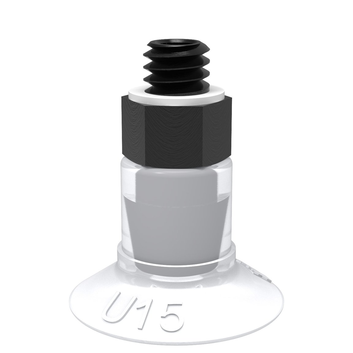 Suction cup U15 Silicone FCM, M5 male - 1