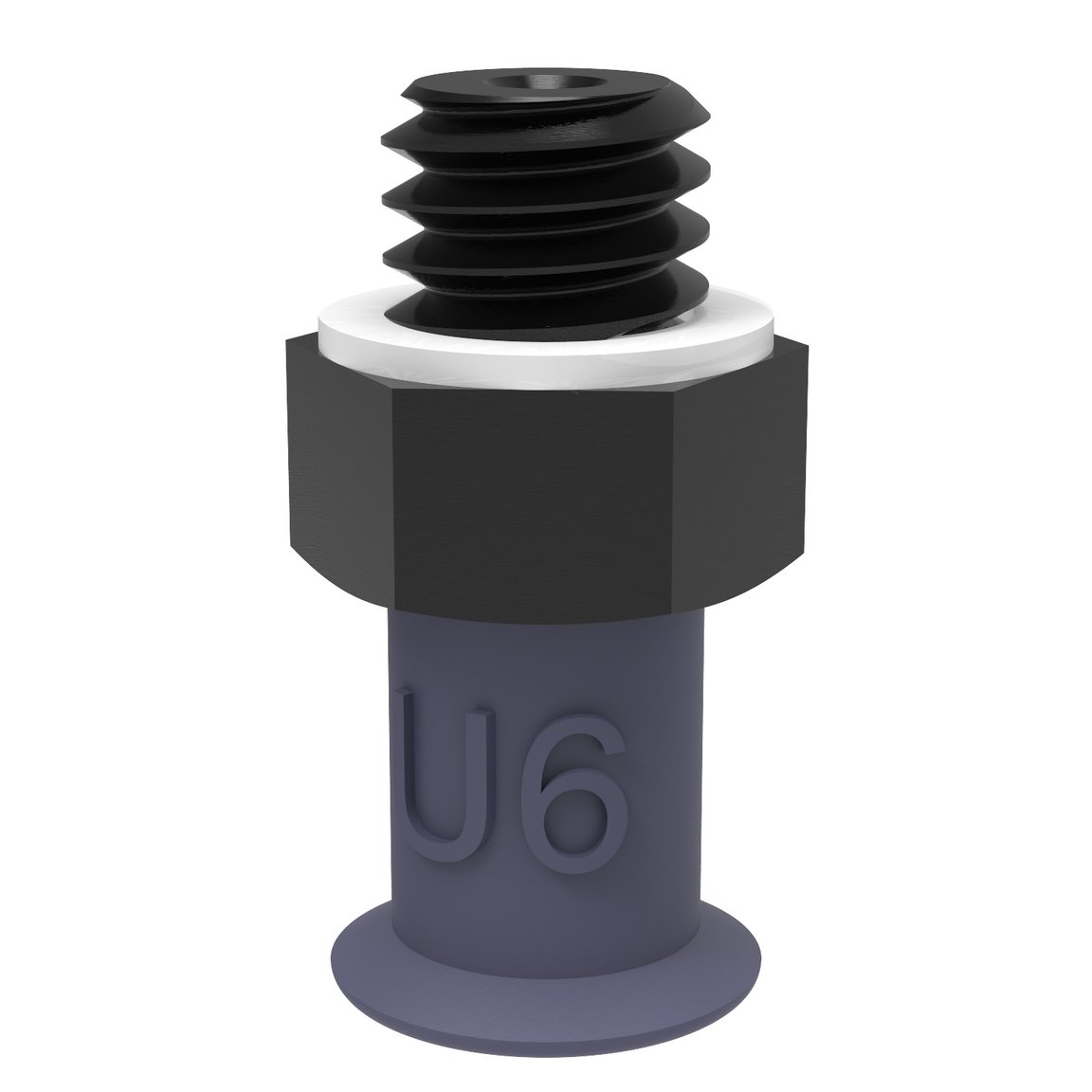 Suction cup U6 HNBR, M5 male