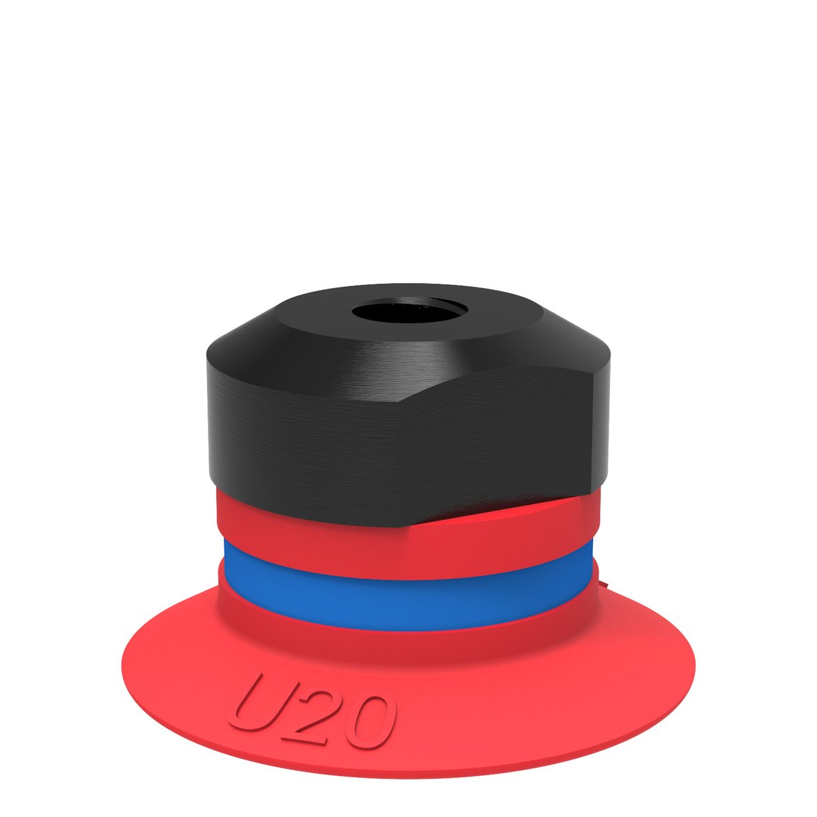 Suction cup U20 Silicone, M5 female - 1