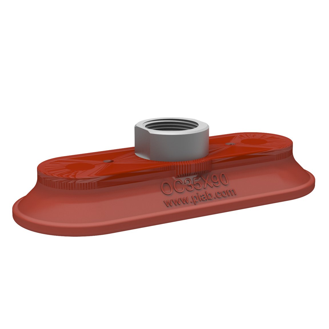 Suction cup OC35x90P Polyurethane 40, 3/8" NPSF female