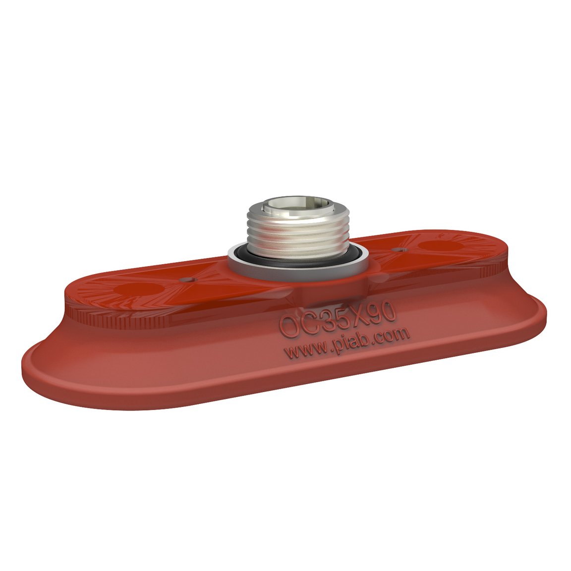 Suction cup OC35x90P Polyurethane 40, adjustable thread insert G3/8" male with mesh filter - 1