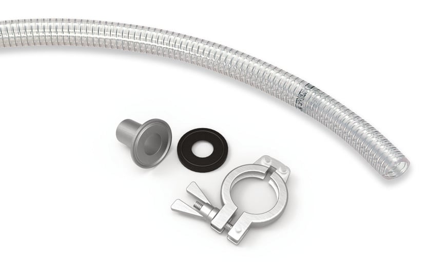 Suction line connection parts