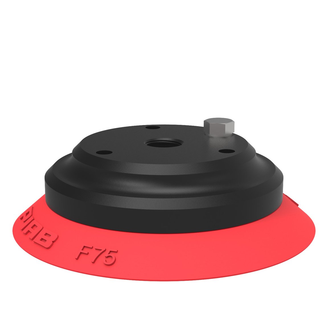 Suction cup F75 Silicone, 1/8" NPSF female Al, with mesh filter - 1