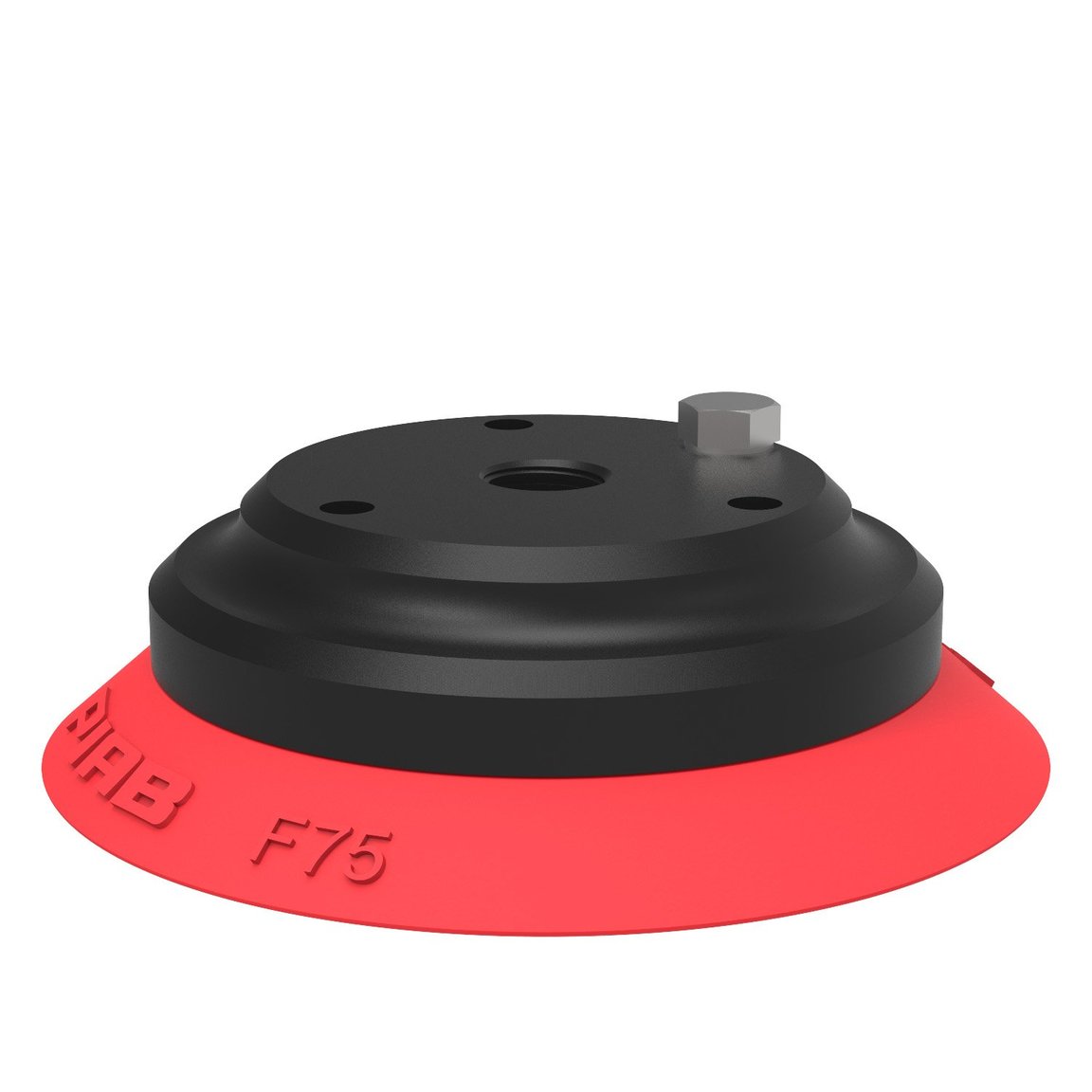 Suction cup F75 Silicone, 1/8" NPSF female Al, with mesh filter - 1