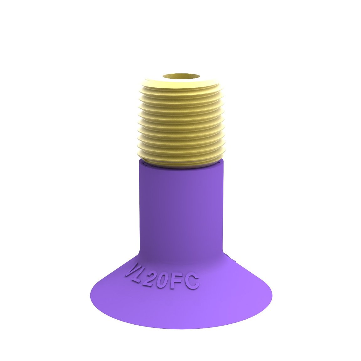 Suction cup VL20FC, 1/8"NPT-M5 - 1