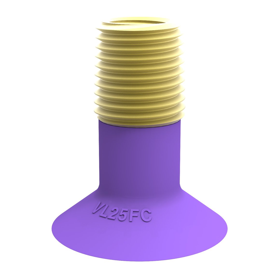 Suction cup VL25FC, 1/4"NPT-1/8"NPSF
