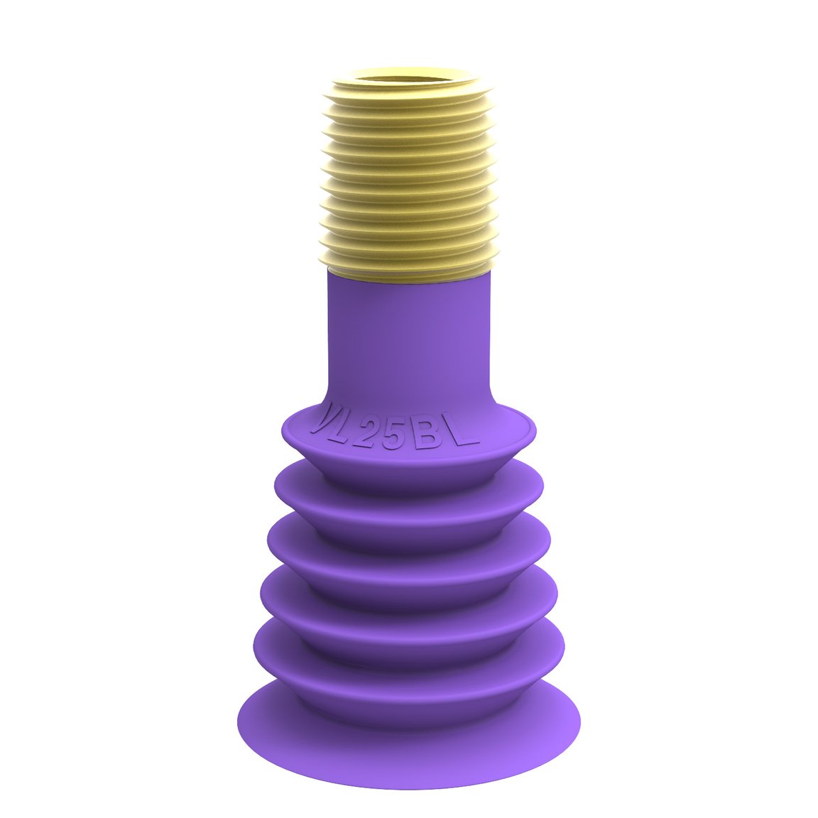 Suction cup VL25BL, 1/4"NPT-1/8"NPSF