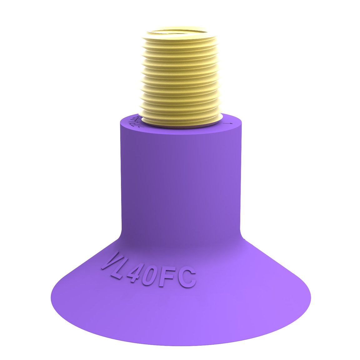 Suction cup VL40FC, 1/4"NPT-1/8"NPSF