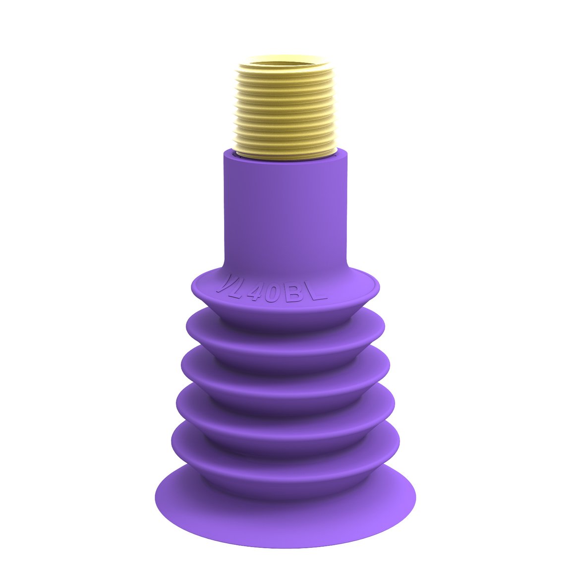 Suction cup VL40BL, 3/8"NPT-1/4"NPSF
