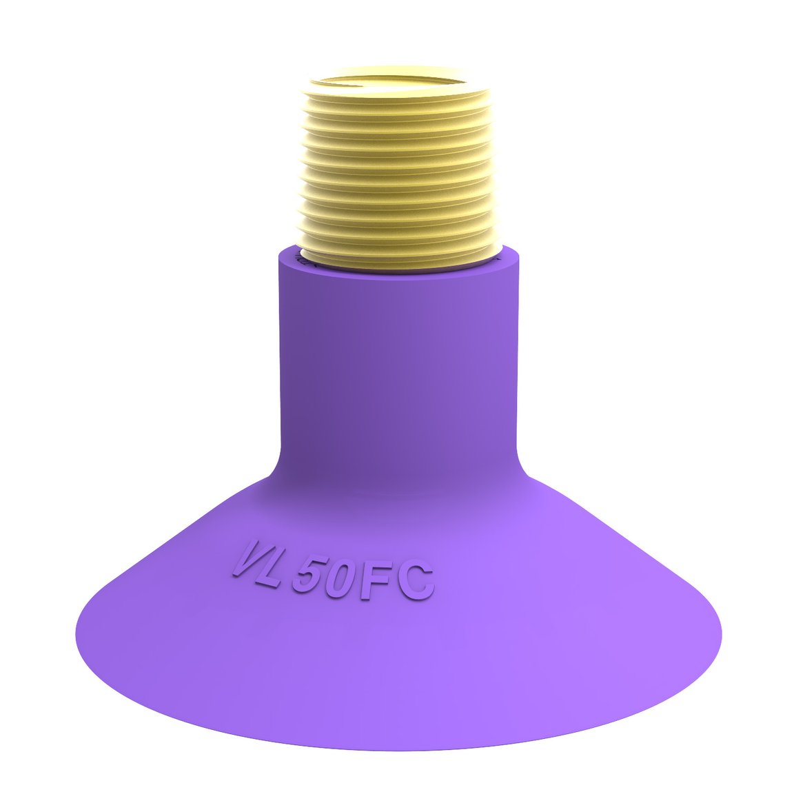Suction cup VL50FC, 3/8"NPT-1/4"NPSF