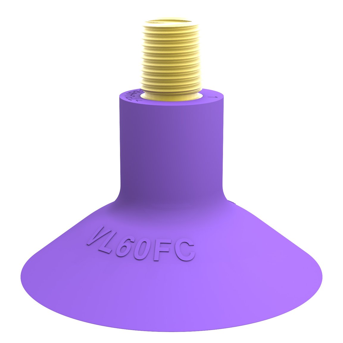 Suction cup VL60FC, 1/4"NPT-1/8"NPSF