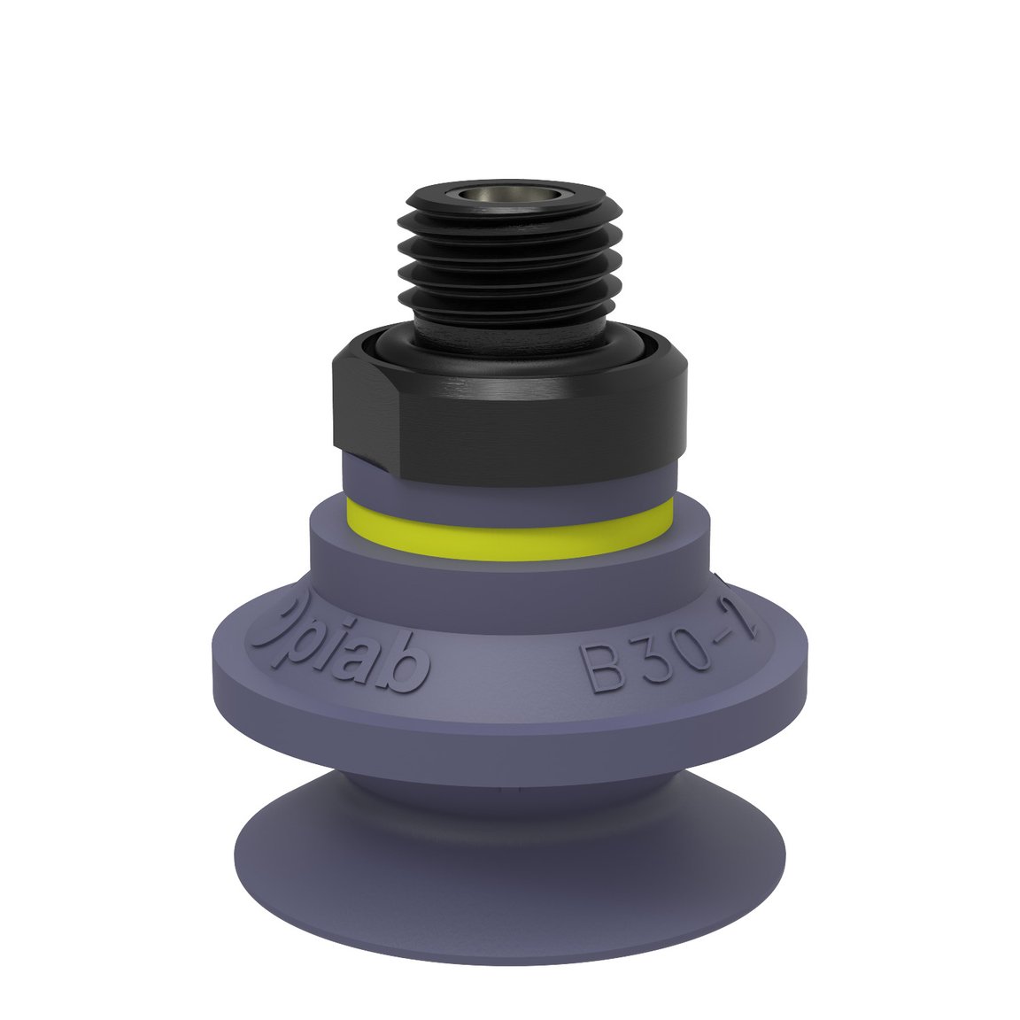 Suction cup B30-2 HNBR, G1/4" Male, with dual flow control valve - 1