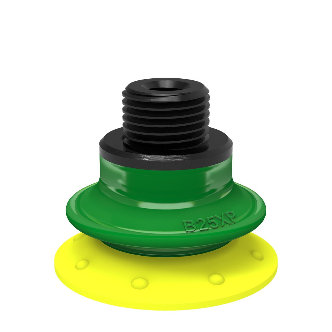 Suction cup B25XP Polyurethane 30/60, G1/8" male / M5 female with mesh filter