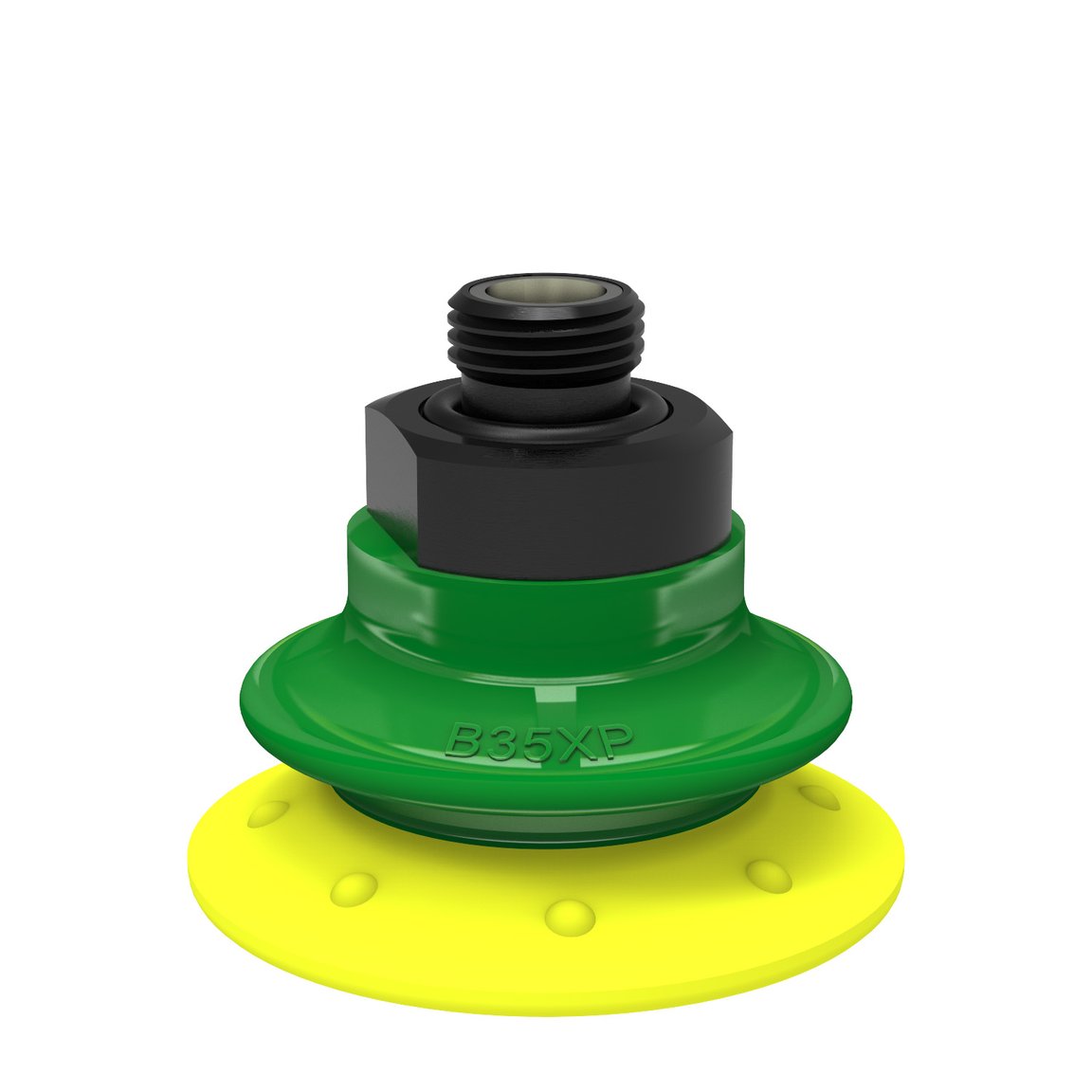 Suction cup B35XP Polyurethane 30/60, G1/8" male with mesh filter - 1