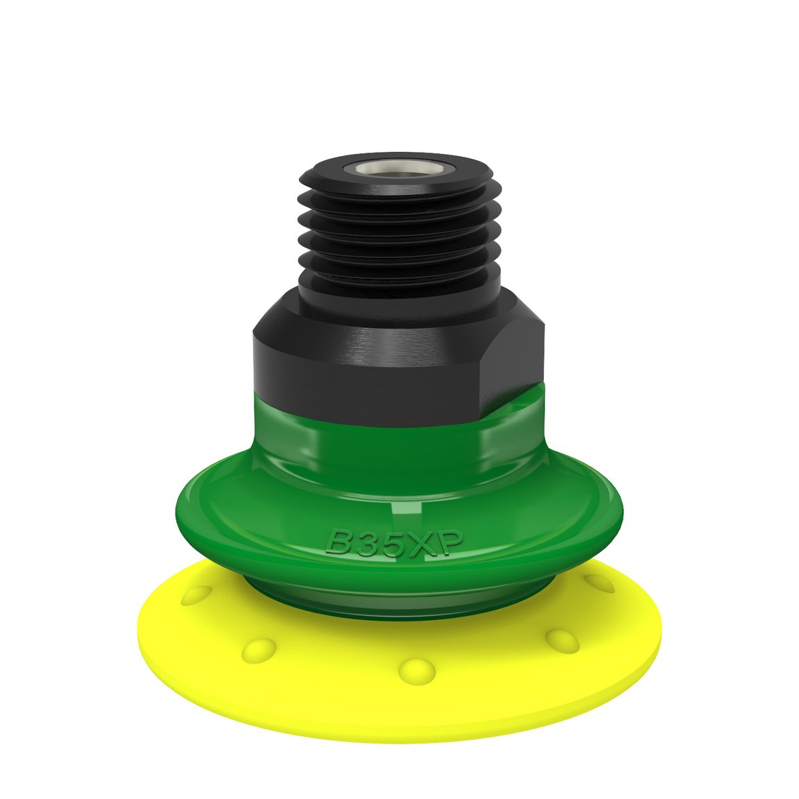 Suction cup B35XP Polyurethane 30/60, 1/4" NPT male with mesh filter - 1