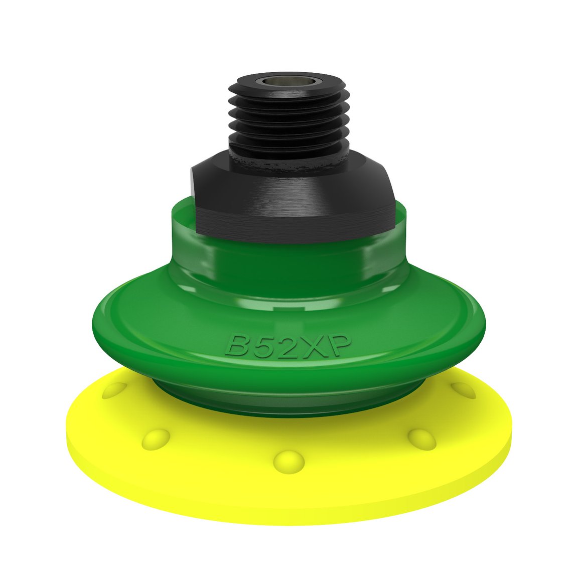 Suction cup B52XP Polyurethane 30/60, 1/4" NPT male with mesh filter - 1