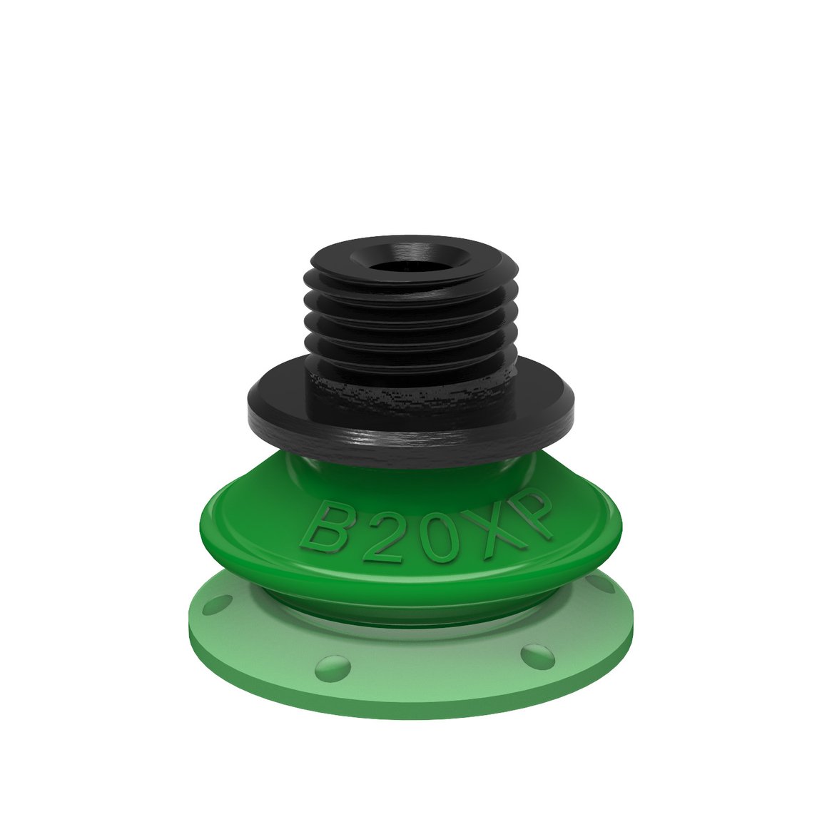 Suction cup B20XP Polyurethane 60, G1/8" male / M5 female, with mesh filter