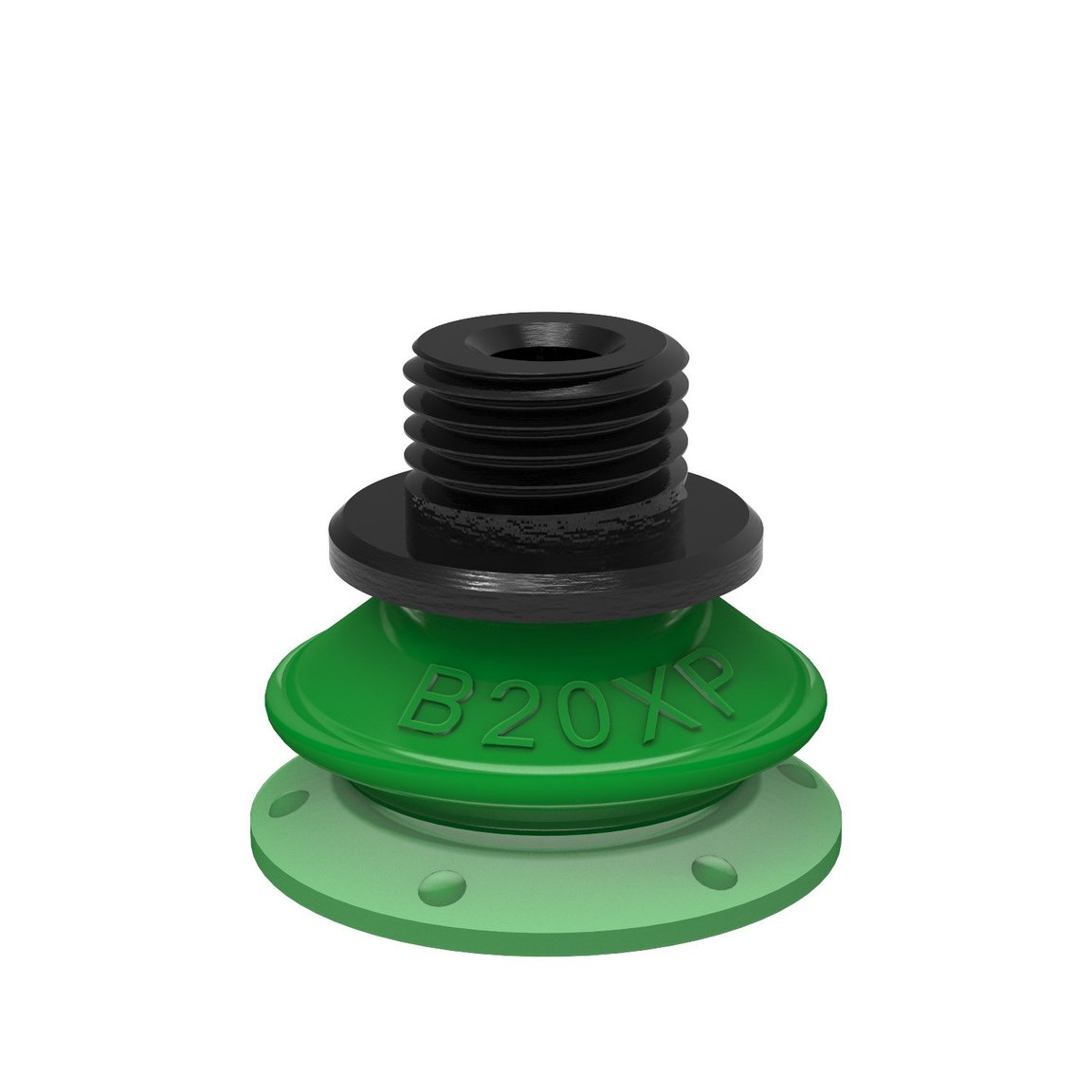 Ventouse B20XP Polyuréthane 60, G1/8" mâle / M5 fem.