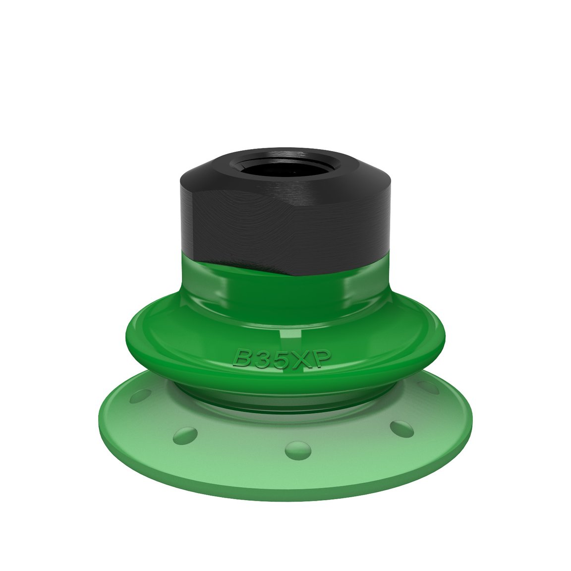 Suction cup B35XP Polyurethane 60, 1/8" NPSF female, with mesh filter - 1