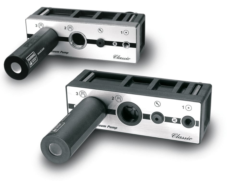 Bomba de vacío H120 con placa de conexión de compósito PPS (D), juntas Viton® - 1