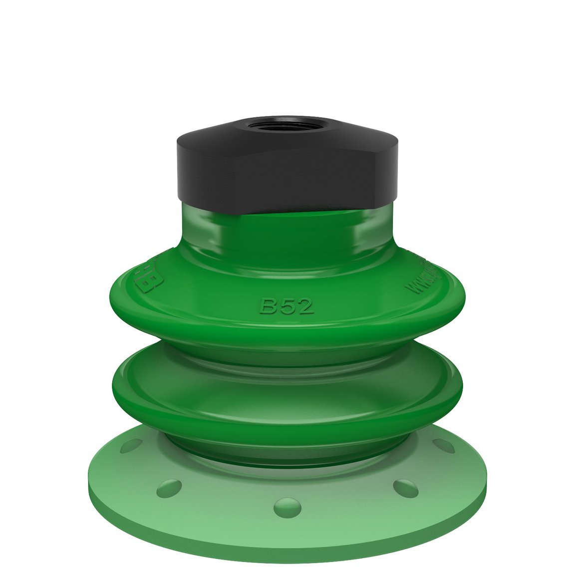 Suction cup BX52P Polyurethane 60 with filter, 1/8" NPSF female, with mesh filter