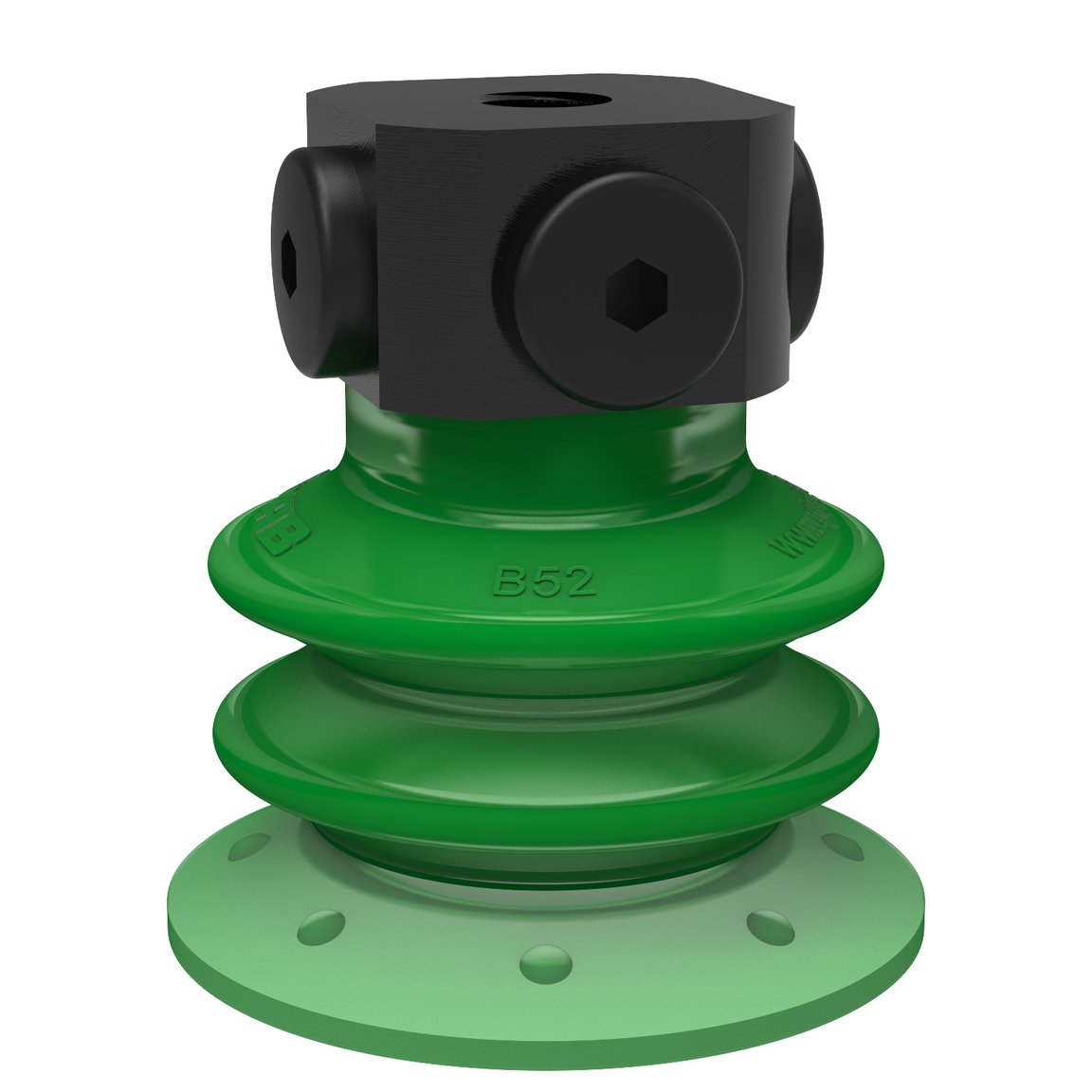 Suction cup BX52P Polyurethane 60 with filter, 5x1/8" NPSF female - 1