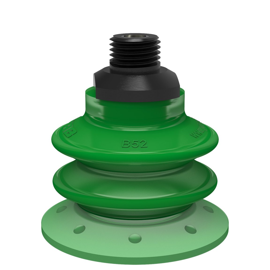 Suction cup BX52P Polyurethane 60 with filter, 1/4" NPT male, with mesh filter