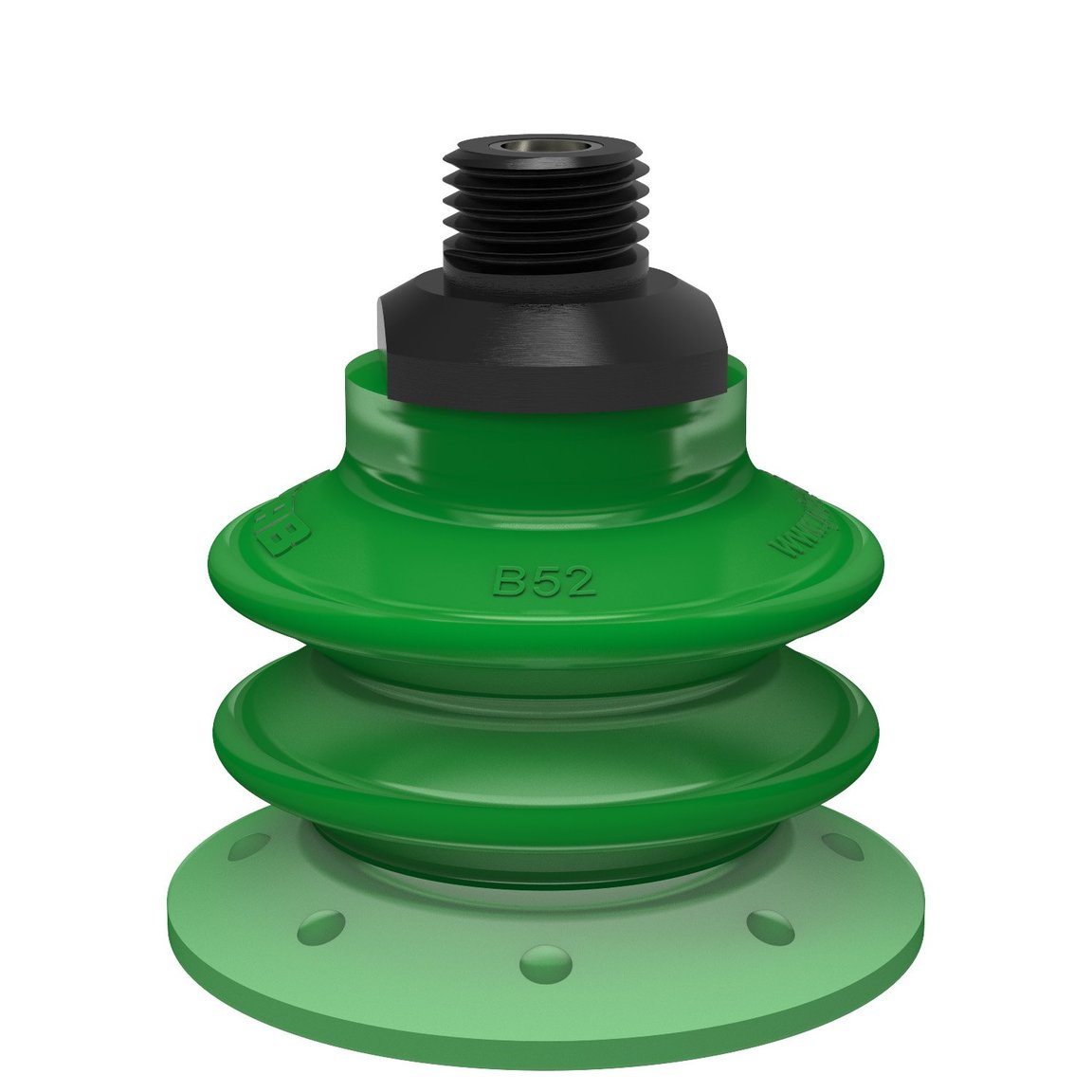 Suction cup BX52P Polyurethane 60 with filter, 1/4" NPT male, with mesh filter - 1