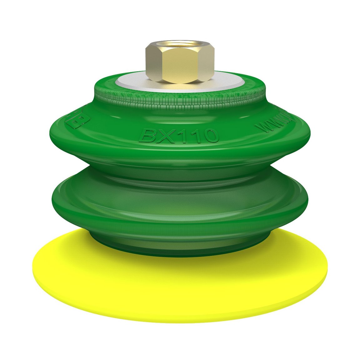 Suction cup BX110P Polyurethane 30/60 with filter, 3/8" NPSF female - 1