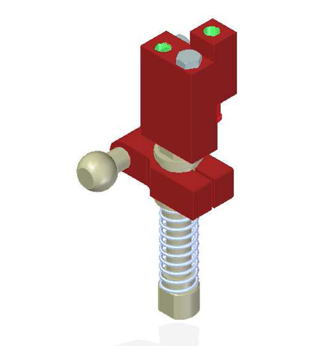 Vacuum Check Valve VT-1H COAX® with level compensator, G threads, Ball joint, Left hand connection