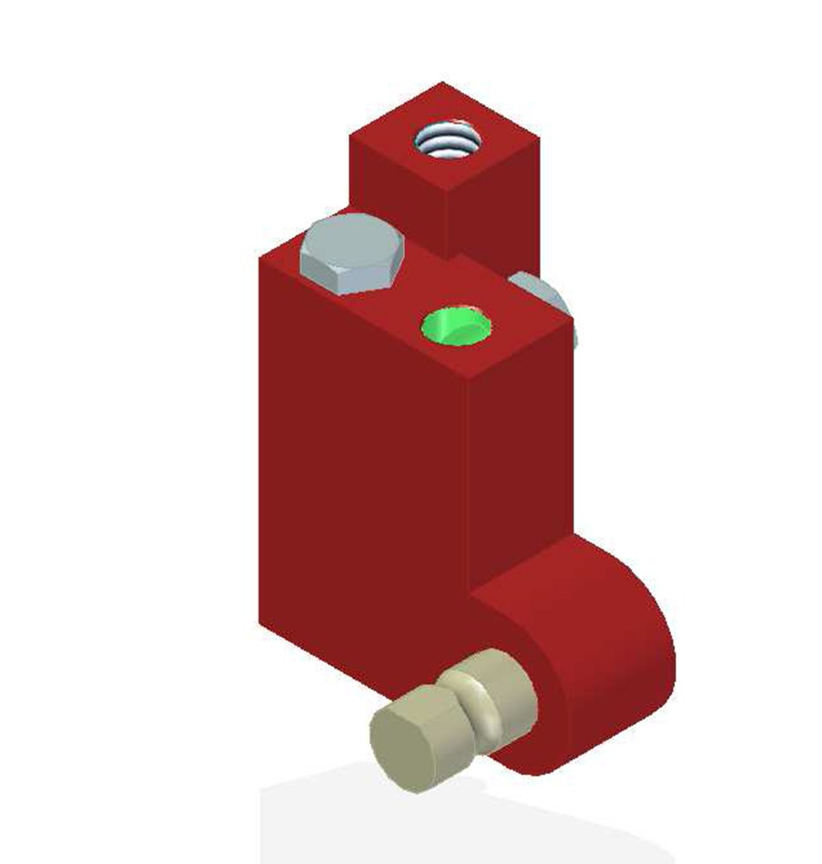 Vacuum Check Valve VT-1H COAX®, G threads, Lock pin 16, Right hand connection