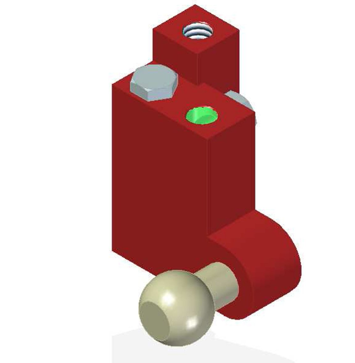 Vacuum Check Valve VT-1H COAX®, G threads, Ball joint, Right hand connection