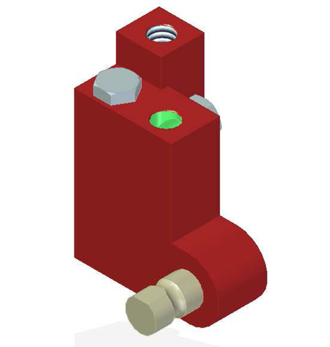 Vacuum Check Valve VT-1H COAX®, NPT threads, Lock pin 16, Right hand connection