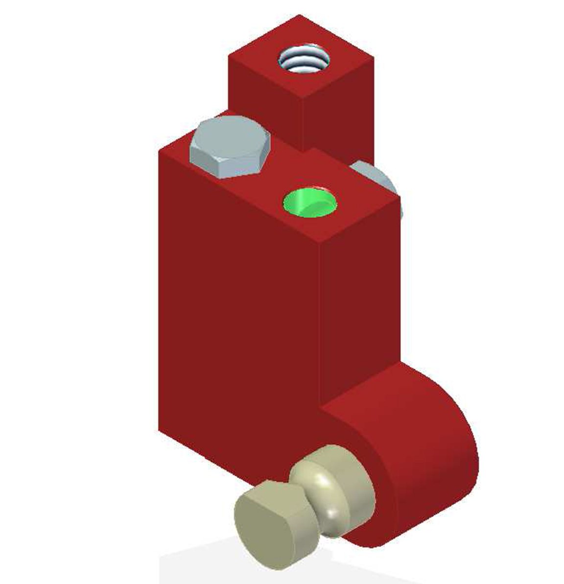 Vacuum Check Valve VT-1H COAX®, NPT threads, Lock pin 19, Right hand connection