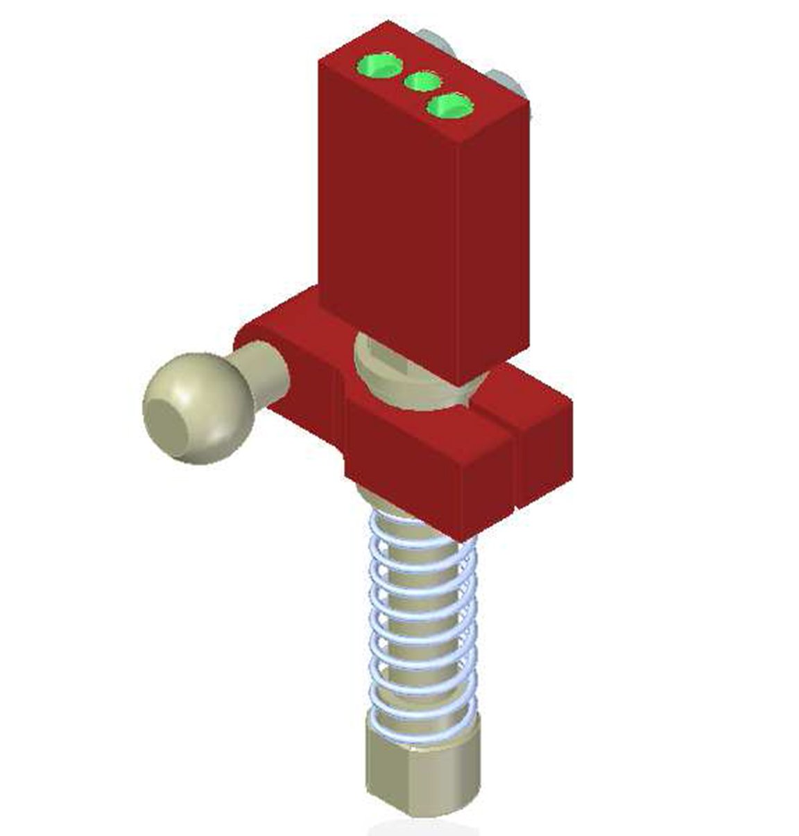 Vacuum Check Valve VT-1H with level compensator, G threads, Ball joint, Left hand connection