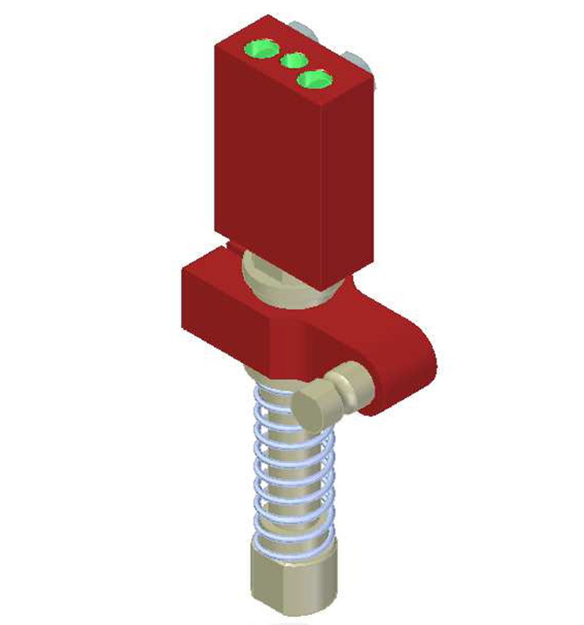 Vacuum Check Valve VT-1H with level compensator, NPT threads, Lock pin 16, Right hand connection