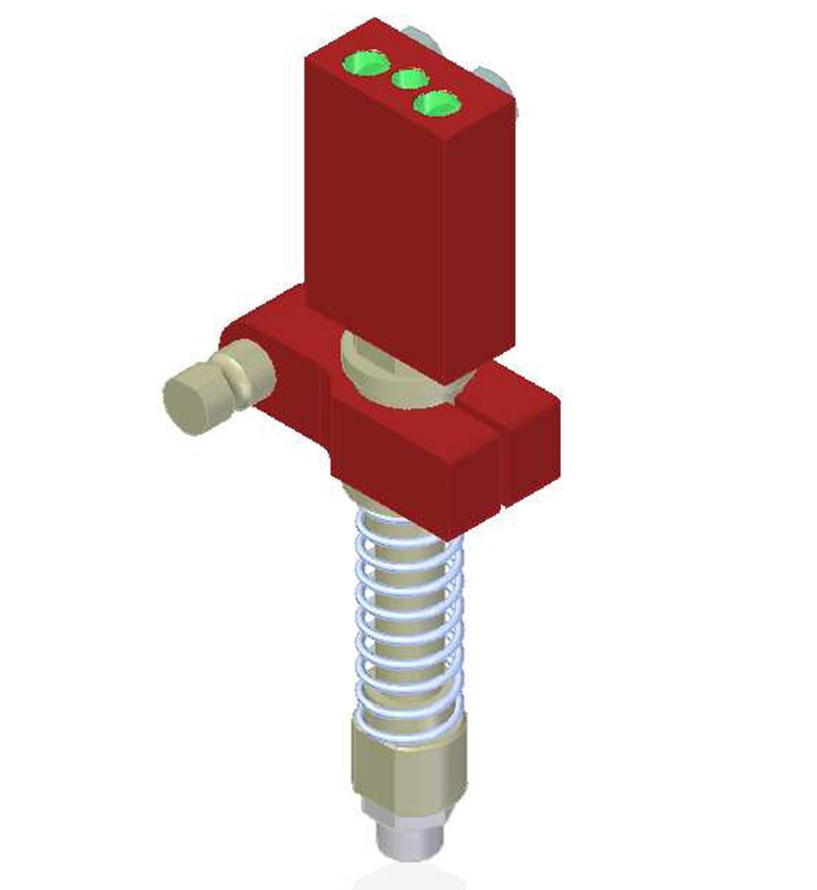 Vacuum Check Valve VT-1H with level compensator, NPT threads, Lock pin 16, Left hand connection