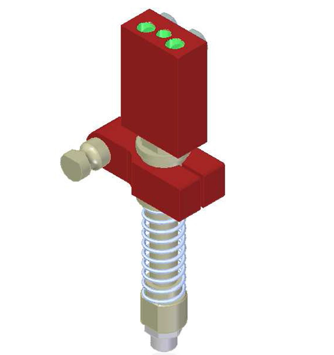 Vacuum Check Valve VT-1H with level compensator, NPT threads, Lock pin 19, Left hand connection