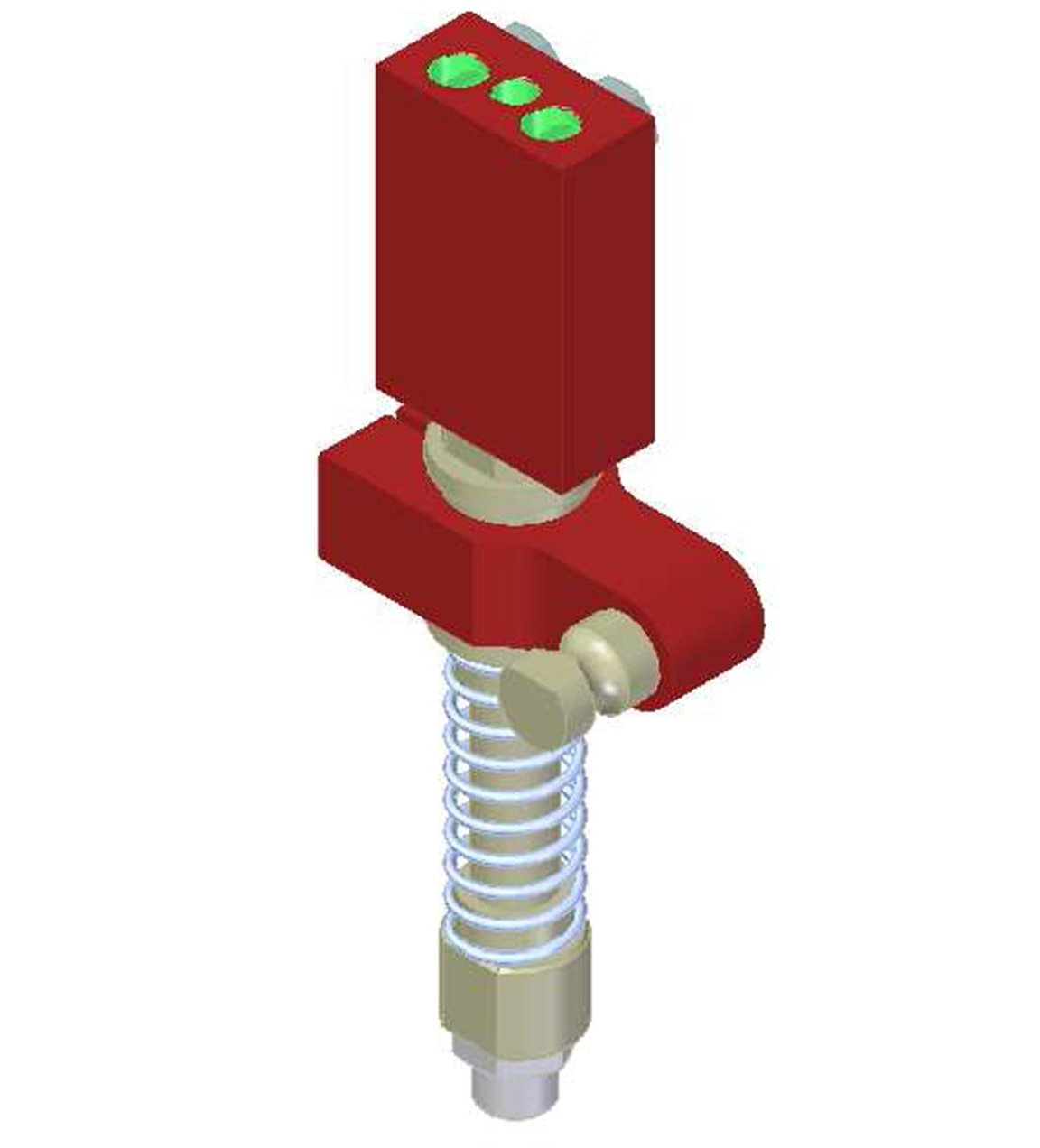 Vacuum Check Valve VT-1H with level compensator, NPT threads, Lock pin 19, Right hand connection