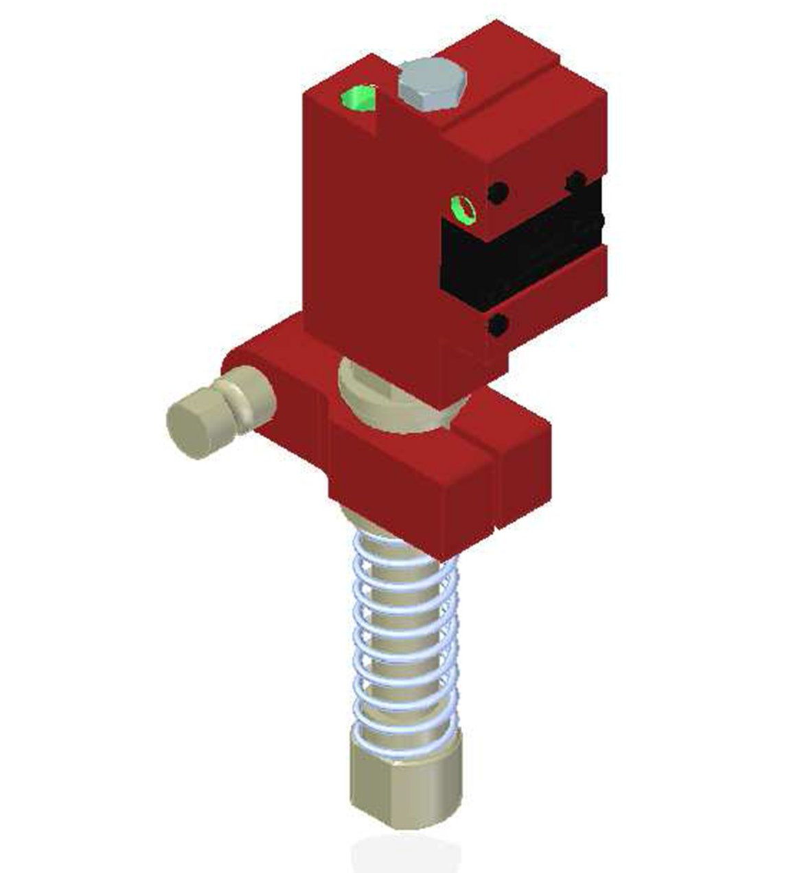Vakuum-Rückschlagventil VT-1H Vakustat mit COAX® mit Niveauausgleich, G Gewinde, für 16mm Zapfen, Anschluss links - 1