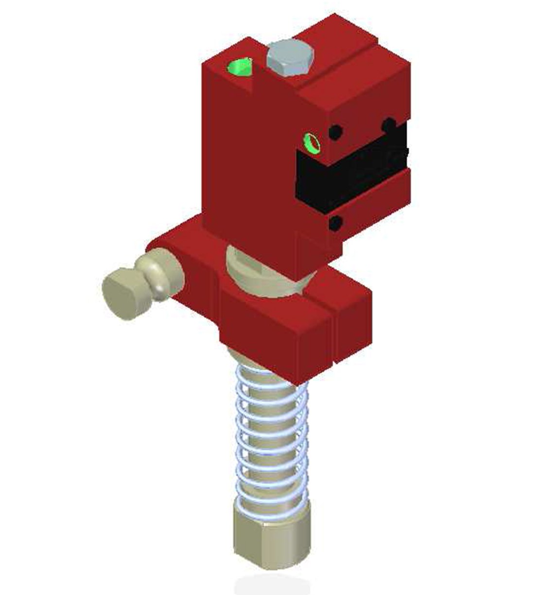 Vakuum-Rückschlagventil VT-1H Vakustat mit COAX® mit Niveauausgleich, G Gewinde, für 19mm Zapfen, Anschluss links - 1