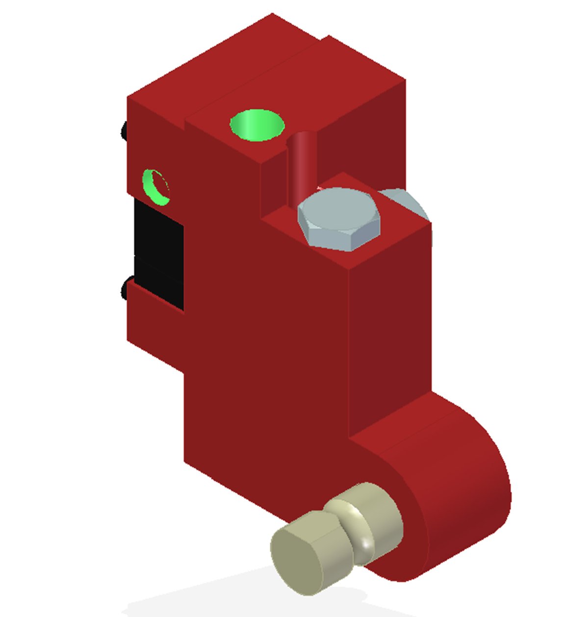 Vacuum Check Valve VT-1H Vacustat with COAX®, G threads, Lock pin 16, Right hand connection