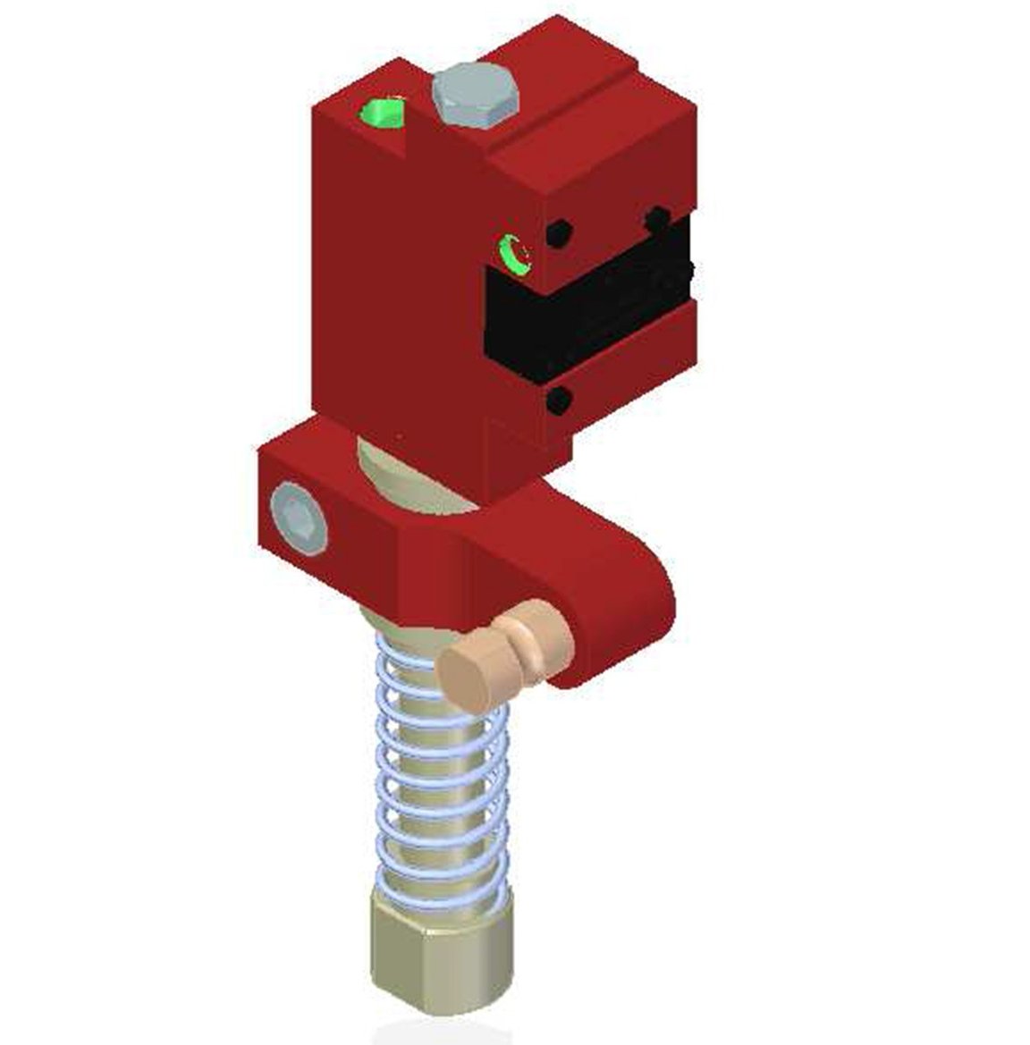 Vakuum-Rückschlagventil VT-1H Vakustat mit COAX® mit Niveauausgleich, G Gewinde, für 16mm Zapfen, Anschluss rechts