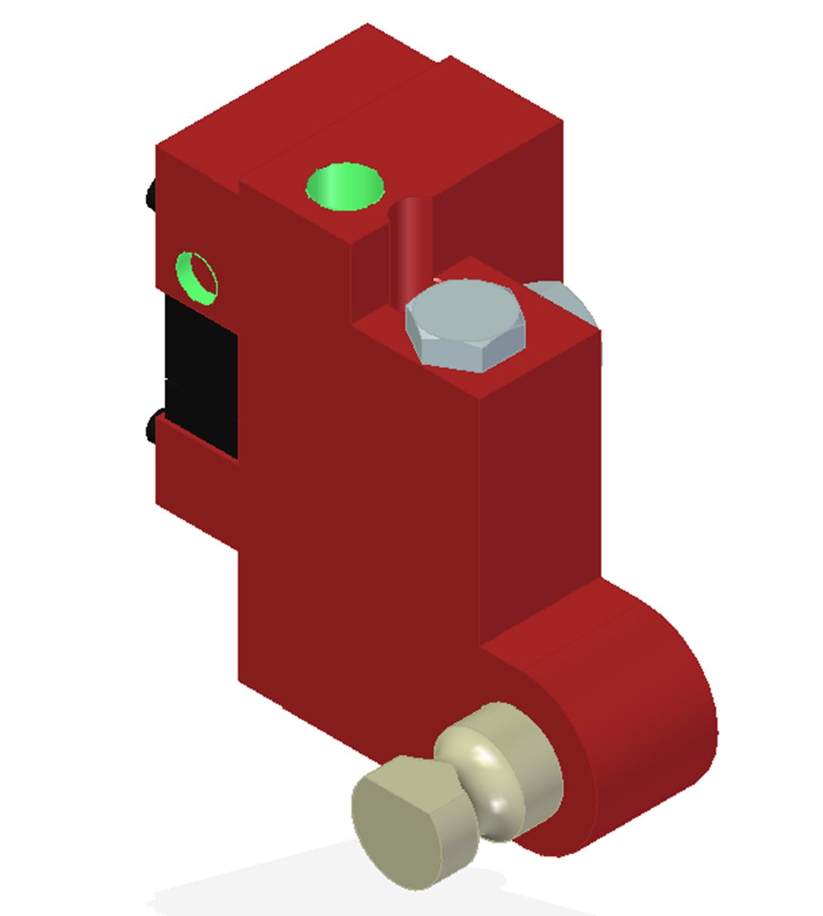 Vacuum Check Valve VT-1H Vacustat with COAX®, G threads, Lock pin 19, Right hand connection