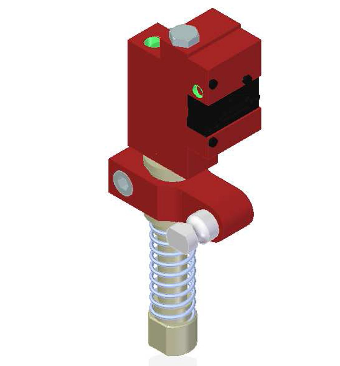 Vakuum-Rückschlagventil VT-1H Vakustat mit COAX® mit Niveauausgleich, G Gewinde, für 19mm Zapfen, Anschluss rechts - 1