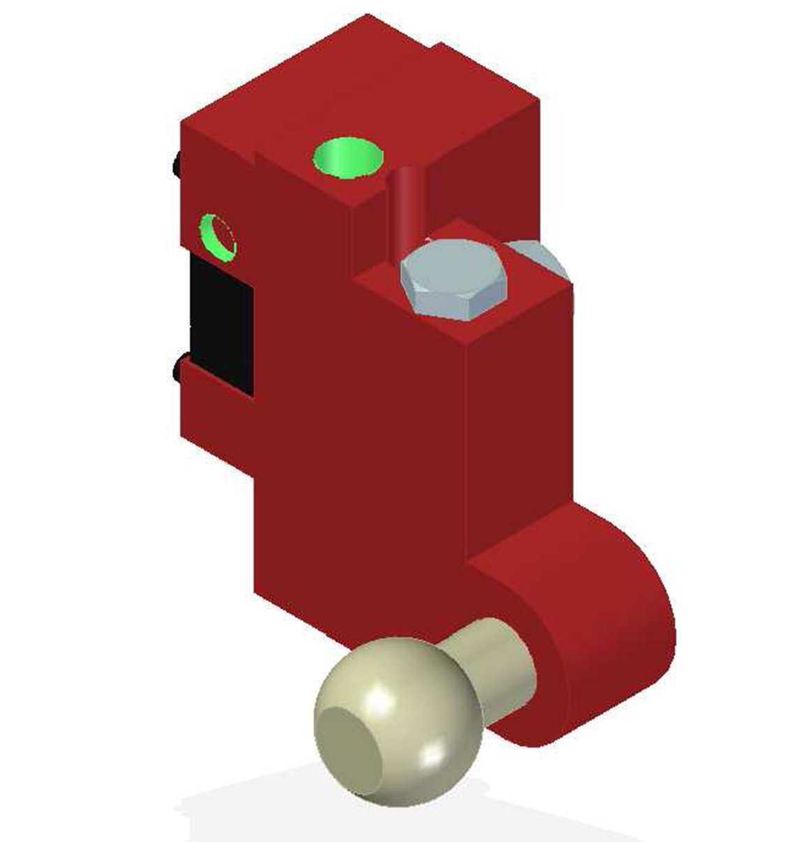 Vacuum Check Valve VT-1H Vacustat with COAX®, G threads, Ball joint 16, Right hand connection