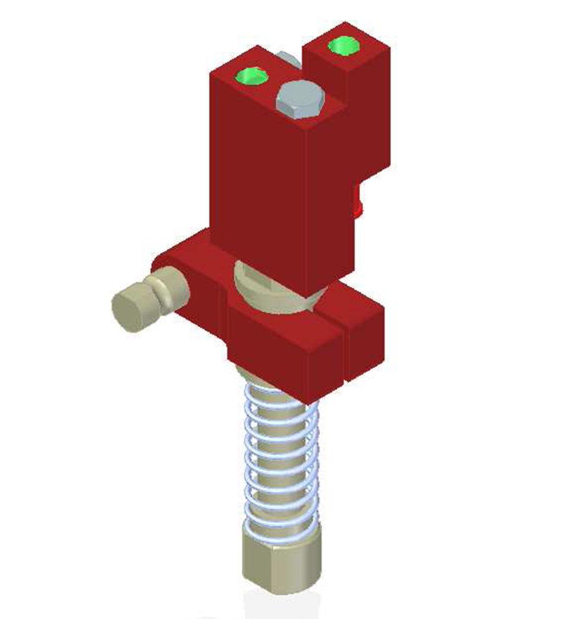Vacuum Check Valve VT-1H COAX® with level compensator, G threads, Lock pin 16, Left hand connection