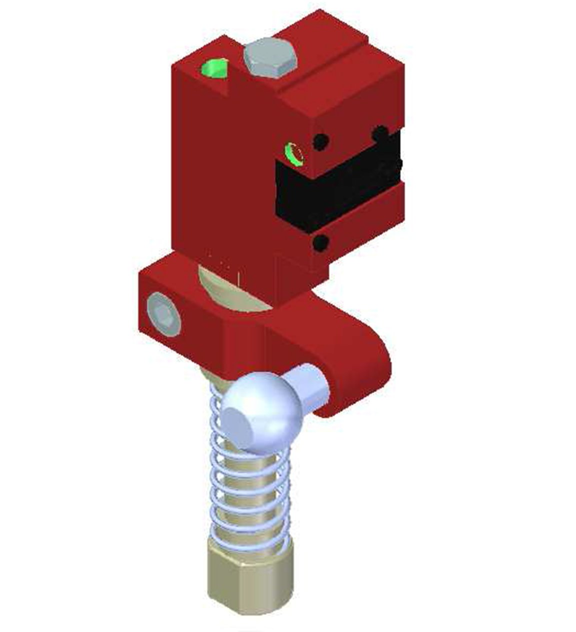 Vacuum Check Valve VT-1H Vacustat with COAX® with level compensator, G threads, Ball joint, Right hand connection