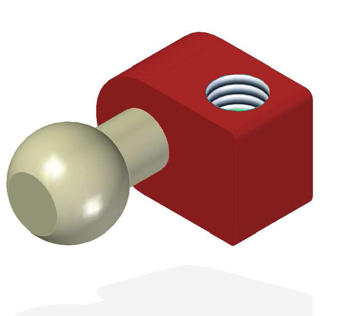 Centralized vacuum connection, NPT threads, Ball joint, Left or Right hand connection